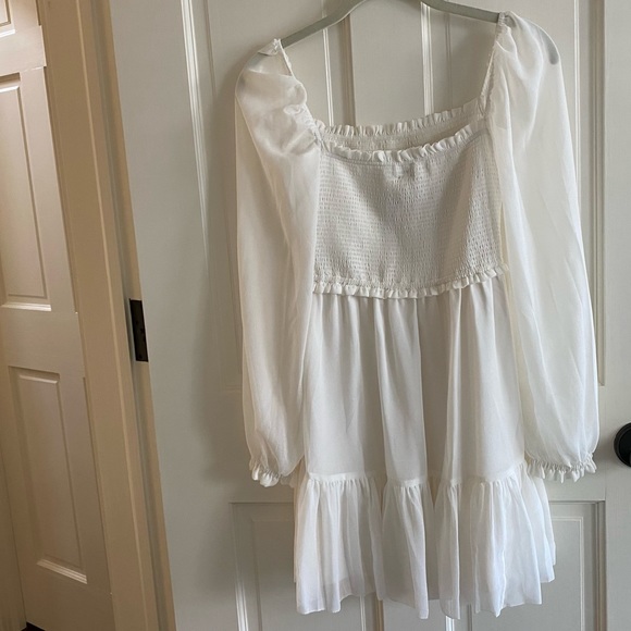 ARITZIA | Wilfred Tempest Mini Dress in Light Birch/Bouleau Pale • XS/TP - Picture 9 of 13